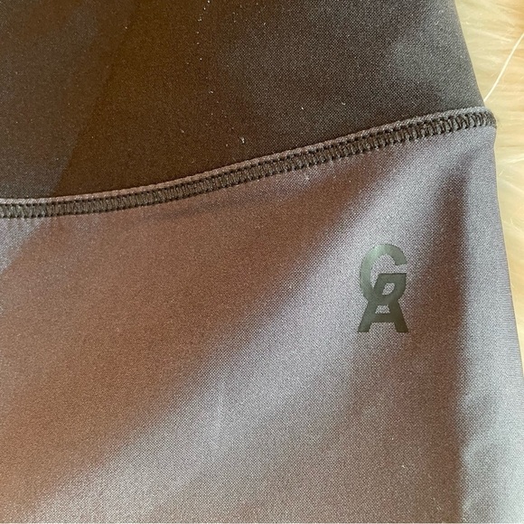 New Good American Biker Short 0 XS Bronze Ombre High Rise - Picture 5 of 8